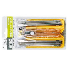 BỘ BÚT THỬ ĐIỆN 6 MŨI ĐIỆN ÁP THẤP(L) ANEX  NO.1095-L