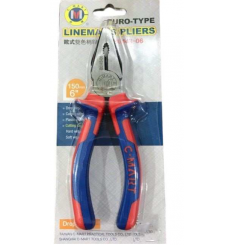 KÌM ĐIỆN CÁN ĐỎ XANH C-MART B0143-6 150MM/6