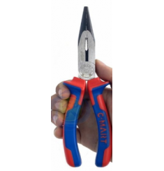 KÌM NHỌN CÁN XANH ĐỎ C-MART B0153-7 175MM 7INCH
