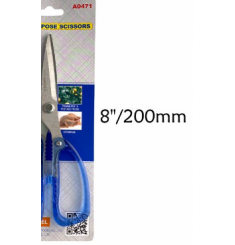 KÉO CẮT ĐA NĂNG C-MART A0471-08 CÁN NHỰA XANH DÀI 200MM