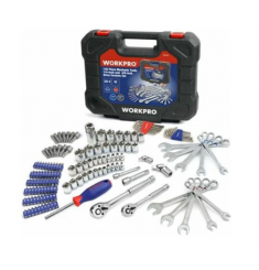 BỘ TUÝP VÀ CỜ LÊ 145 CHI TIẾT WORKPRO WP003046