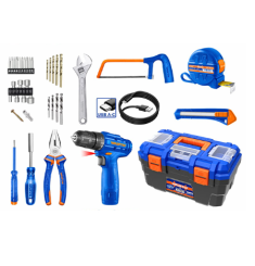 BỘ MÁY KHOAN PIN KÈM 77 MÓN DỤNG CỤ CẦM TAY WADFOW WDT1B77