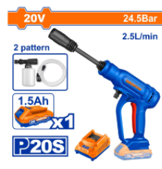 MÁY RỬA XE DÙNG PIN 20V WADFOW WQX01202 