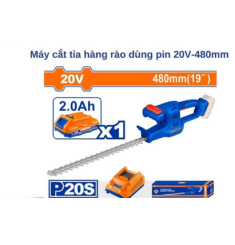 MÁY CẮT TỈA HÀNG RÀO DÙNG PIN 20V-480MM WADFOW WLYP5181