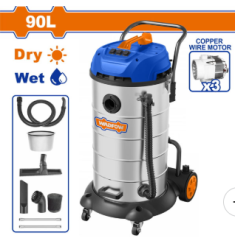MÁY HÚT BỤI 3X1200W-90L WADFOW WVR5A90