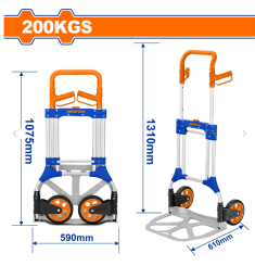 XE ĐẨY TAY CÓ THỂ GẬP LẠI 200KG WADFOW - WWB9A20