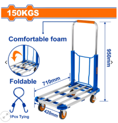 XE ĐẨY TAY CÓ THỂ GẬP LẠI 150KG WADFOW WWB9A15