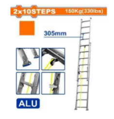 THANG NHÔM TRƯỢT 2X10 BẬC WADFOW WLD8H20
