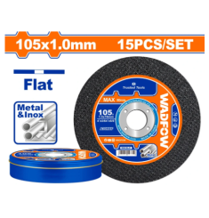 BỘ 15 ĐÁ CẮT KIM LOẠI 105X1X16MM WADFOW WAC2L41