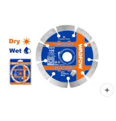 LƯỠI CẮT GẠCH KHÔ-ƯỚT 100X16MM WADFOW WDC1K06