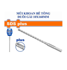 10X160MM MŨI KHOAN BÊ TÔNG ĐUÔI GÀI SDS WADFOW WHD1207
