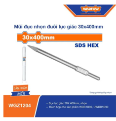 MŨI ĐỤC NHỌN ĐUÔI LỤC GIÁC 30X400MM WADFOW WGZ1204
