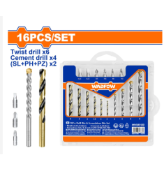 BỘ 16 MŨI KHOAN VÀ MŨI VÍT WADFOW WKS4165