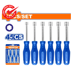 BỘ 6 TUA VÍT ĐẦU LỤC GIÁC WSS24T6 WADFOW