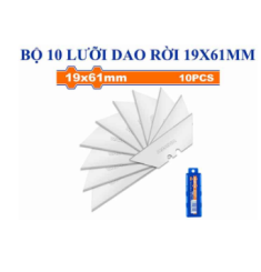 19X61MM BỘ 10 LƯỠI DAO (DÙNG CHO WSK6661, WSK9419, WSK9461) WADFOW WMK1K61