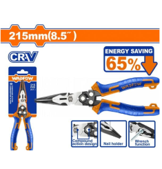 KỀM MŨI DÀI TRỢ LỰC 8.5 INCH/215MM WADFOW WPL2768