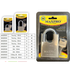 KHÓA TRẮNG (BẬT) CHÌA MUỖNG/ 02M MAXPRO MA020049