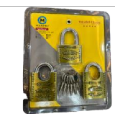 BỘ 5 Ổ KHOÁ MAXPRO C10X60MM/429 (10 CHÌA CHỦ) - CHỨC NĂNG BẬT LÊN TỰ ĐỘNG- NHẤN ĐỂ KHOÁ MAXPRO MA029429