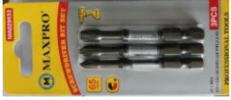 VỈ 10 MŨI VÍT ĐẦU KE ĐUÔI LỤC SIÊU CỨNG PH2-65 MAXPRO MA029433