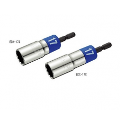 ĐẦU TUÝP VẶN ỐC CHUÔI LỤC GIÁC 17 MM LOẠI 12 CẠNH TOP KOGYO EDX-17S