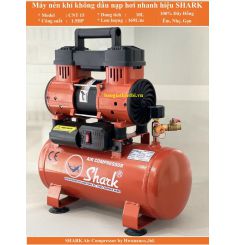 MÁY NÉN KHÍ KHÔNG DẦU MINI SHARK CNT 15 10 LÍT