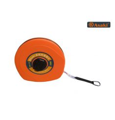 THƯỚC DÂY SỢI THỦY TINH NỀN TRẮNG HỆ MÉT-CHỊU LỰC 70 KG 50M ASAKI AK-2654