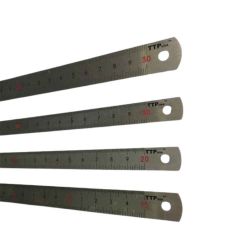 THƯỚC LÁ INOX NHŨ BẠC 150X15X0.5MM TTP USA 230-45806